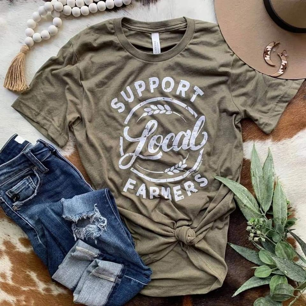 Support Local Farmers Graphic Tee